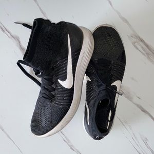 Nike lunar flyknit running shoe